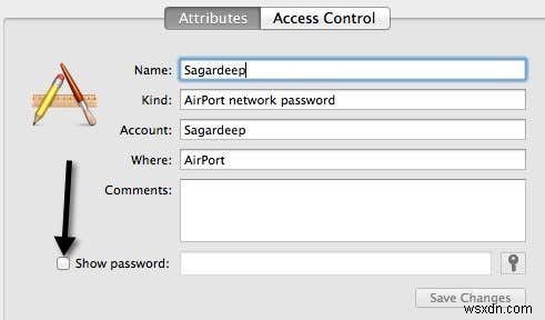 ดูรหัสผ่าน Wi-Fi (WPA, WEP) ที่บันทึกไว้ใน OS X 