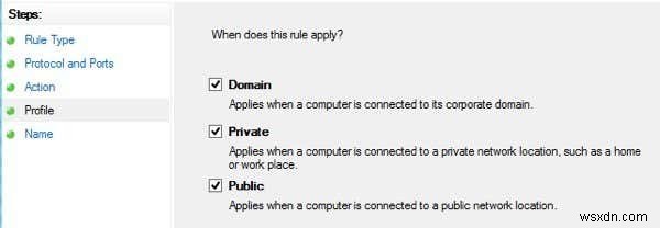 ปรับกฎและการตั้งค่าไฟร์วอลล์ Windows 10