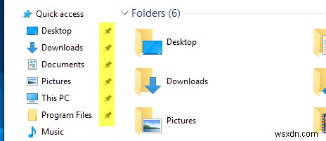 ตั้งค่าโฟลเดอร์เริ่มต้นเมื่อเปิด Explorer ใน Windows 10 