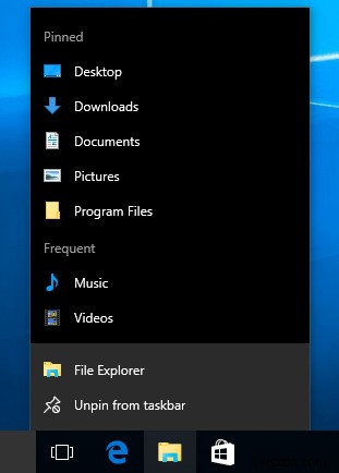 ตั้งค่าโฟลเดอร์เริ่มต้นเมื่อเปิด Explorer ใน Windows 10 