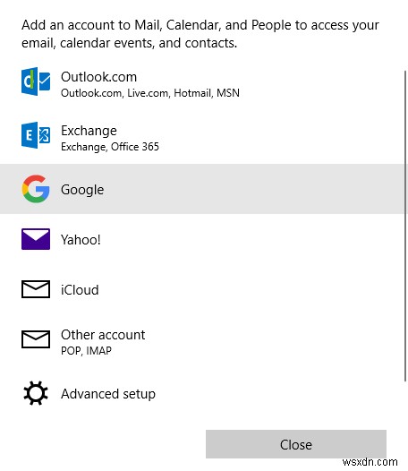 วิธีตั้งค่า Gmail ใน Windows 10