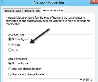 เปลี่ยนจากเครือข่ายสาธารณะเป็นเครือข่ายส่วนตัวใน Windows 7, 8 และ 10