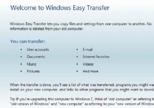 ถ่ายโอนไฟล์จาก Windows XP, Vista, 7 หรือ 8 ไปยัง Windows 10 โดยใช้ Windows Easy Transfer 