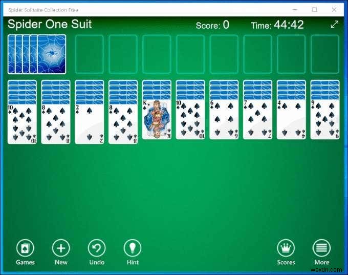 7 เวอร์ชันซอฟต์แวร์ที่ดีที่สุดของ Solitaire สำหรับ Windows 10