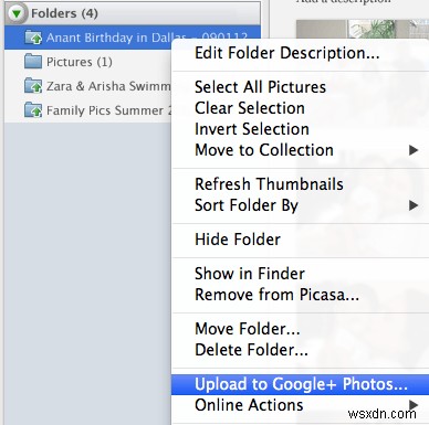 วิธีตั้งค่า Picasa ด้วย Google+ รูปภาพ
