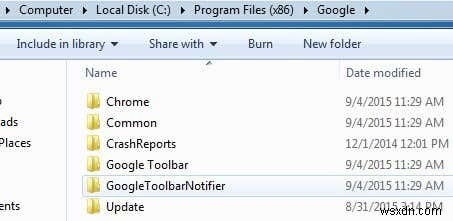 Google Toolbar Notifier คืออะไรและจะกำจัดมันอย่างไร