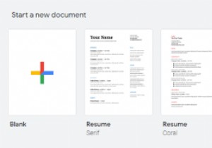 วิธีใช้เทมเพลตประวัติย่อของ Google เอกสาร