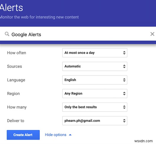 วิธีการเป็นผู้เชี่ยวชาญในการใช้ Google Alerts