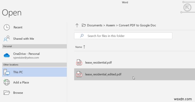 วิธีการแปลง PDF เป็นรูปแบบ Google Doc