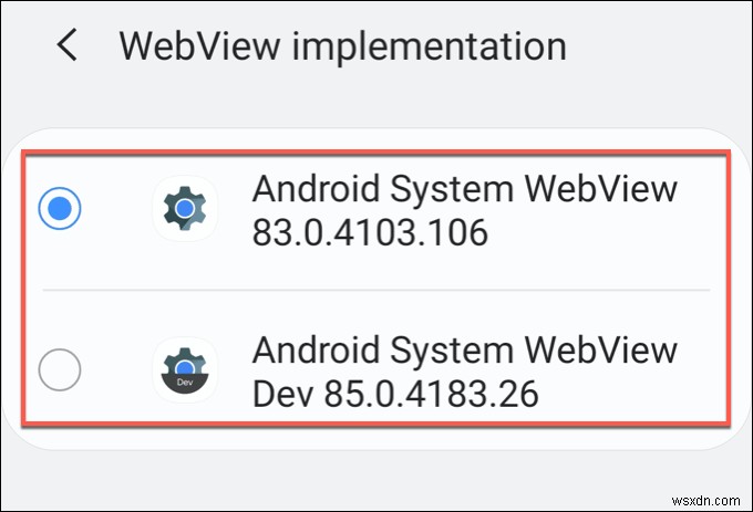 Android System WebView คืออะไร