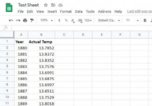 วิธีการสร้างกราฟเส้นใน Google ชีต