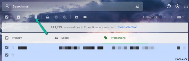 คุณสามารถลบอีเมลทั้งหมดจาก Gmail พร้อมกันได้หรือไม่
