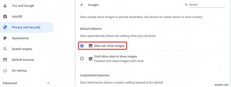 วิธีแก้ไขรูปภาพไม่โหลดใน Chrome