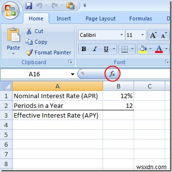 ใช้ Excel เพื่อหาอัตราดอกเบี้ยที่แท้จริงจากอัตราดอกเบี้ยที่กำหนด