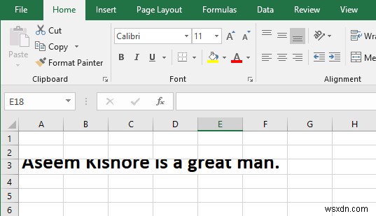 ปรับความกว้างคอลัมน์และความสูงของแถวให้พอดีอัตโนมัติใน Excel