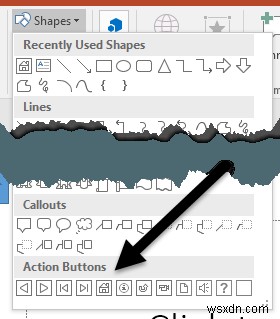 วิธีเพิ่มปุ่มการทำงานในงานนำเสนอ PowerPoint