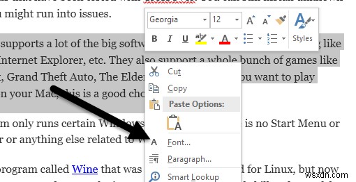 เปลี่ยน Caps Lock Text กลับไปเป็น Normal ใน MS Word 