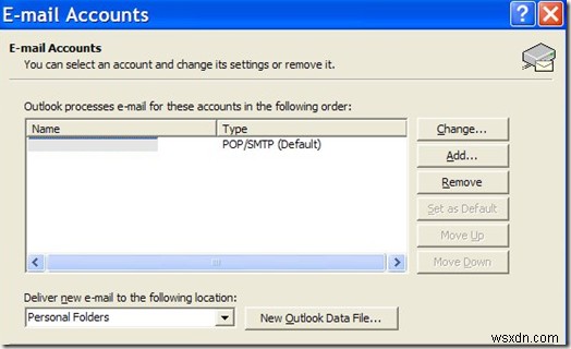 แก้ไข Microsoft Outlook พบปัญหาข้อผิดพลาด 