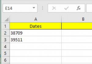 วิธีการลบวันที่ใน Excel 