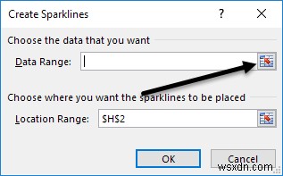 วิธีใช้ Sparklines ใน Excel 