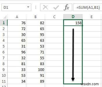 ใช้ฟังก์ชันสรุปเพื่อสรุปข้อมูลใน Excel