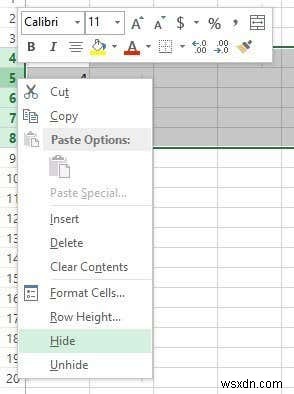 วิธีซ่อนชีต เซลล์ คอลัมน์ และสูตรใน Excel