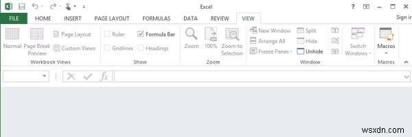 วิธีซ่อนชีต เซลล์ คอลัมน์ และสูตรใน Excel