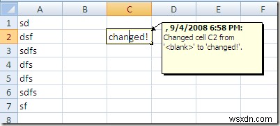 วิธีการติดตามการเปลี่ยนแปลงใน Excel