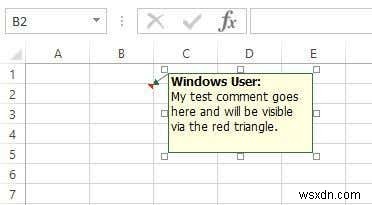 วิธีการเพิ่มความคิดเห็นในเซลล์แผ่นงาน Excel