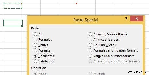 วิธีการเพิ่มความคิดเห็นในเซลล์แผ่นงาน Excel