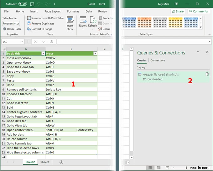 ใช้ Excel เป็นเครื่องมือในการคัดลอกข้อมูลจากเว็บ 