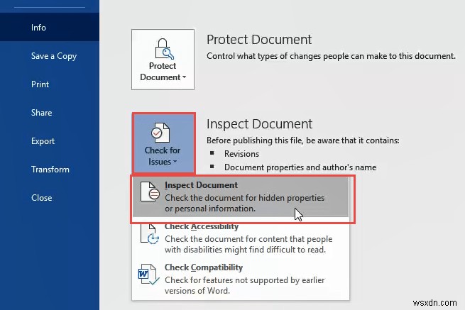 วิธีลบข้อมูลเมตาส่วนบุคคลโดยสมบูรณ์จากเอกสาร Microsoft Office 