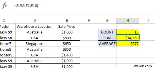 วิธีใช้ COUNTIFS, SUMIFS, AVERAGEIFS ใน Excel 