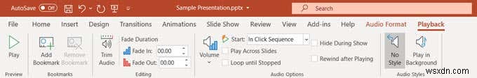 วิธีการเพิ่มเพลงในงานนำเสนอ PowerPoint