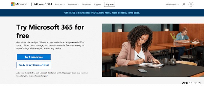 วิธีการรับ Office 365 ฟรี