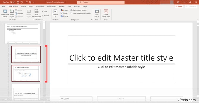 วิธีการใช้ Slide Master ใน Microsoft PowerPoint