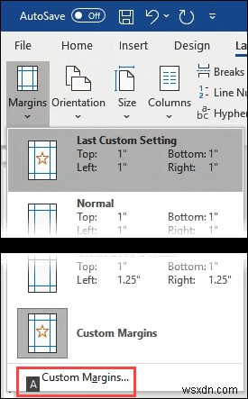 วิธีการสร้างแนวนอนหน้าเดียวใน Word