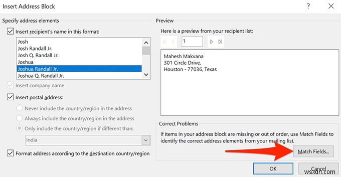 วิธีสร้างป้ายกำกับใน Word จากสเปรดชีต Excel