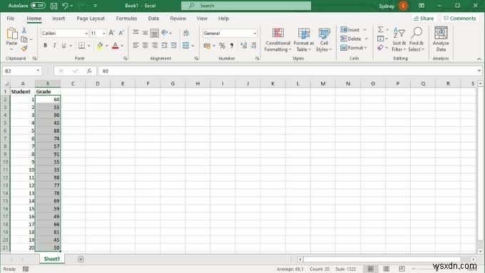 วิธีการสร้างฮิสโตแกรมใน Excel