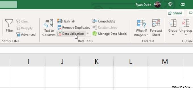 วิธีสร้างรายการดรอปดาวน์ใน Excel