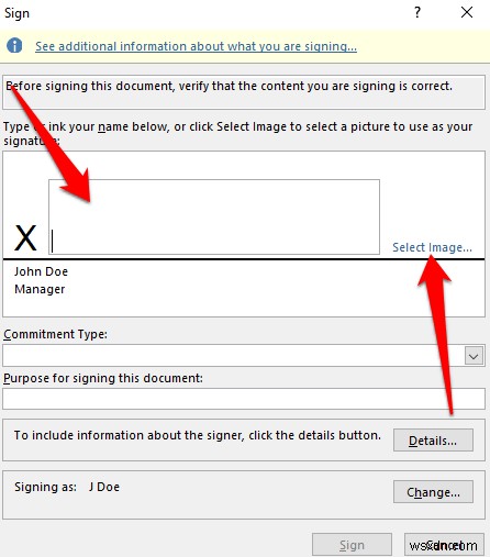 วิธีการแทรกลายเซ็นในเอกสาร Microsoft Word