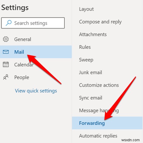 วิธีส่งต่ออีเมล Outlook ไปยัง Gmail