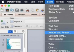 วิธีการเพิ่มส่วนหัวและส่วนท้ายใน PowerPoint