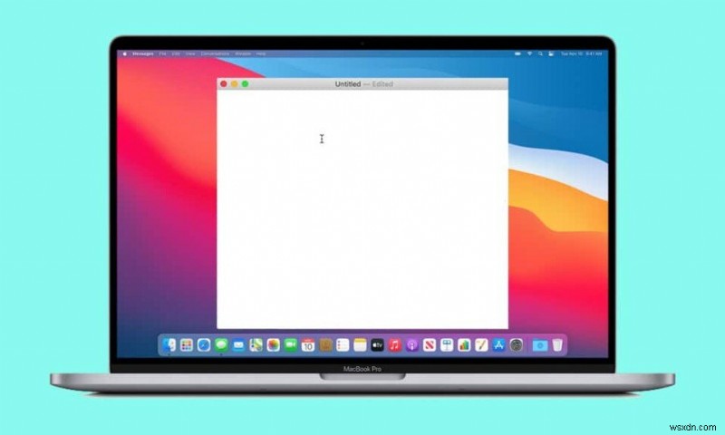 วิธีสร้างไฟล์ข้อความบน Mac