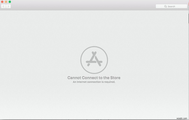 แก้ไข Mac ไม่สามารถเชื่อมต่อกับ App Store