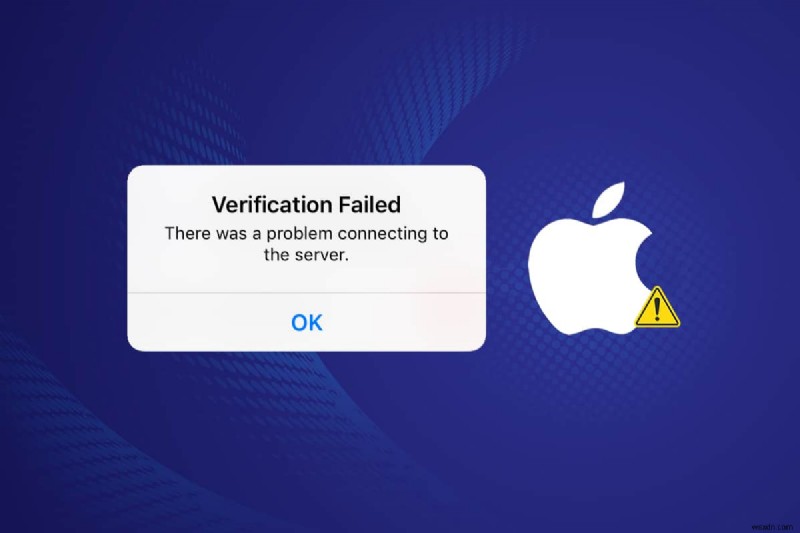 การแก้ไขข้อผิดพลาดในการเชื่อมต่อกับเซิร์ฟเวอร์ Apple ID