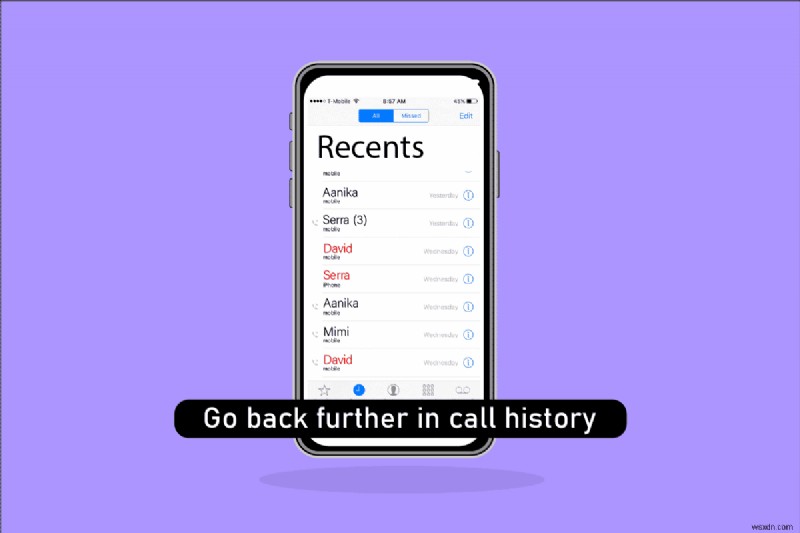 วิธีย้อนกลับไปในประวัติการโทรบน iPhone