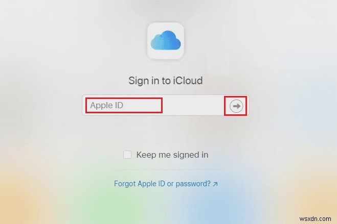 วิธีเข้าสู่บัญชี iCloud ของคุณ