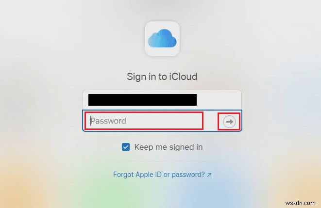 วิธีเข้าสู่บัญชี iCloud ของคุณ