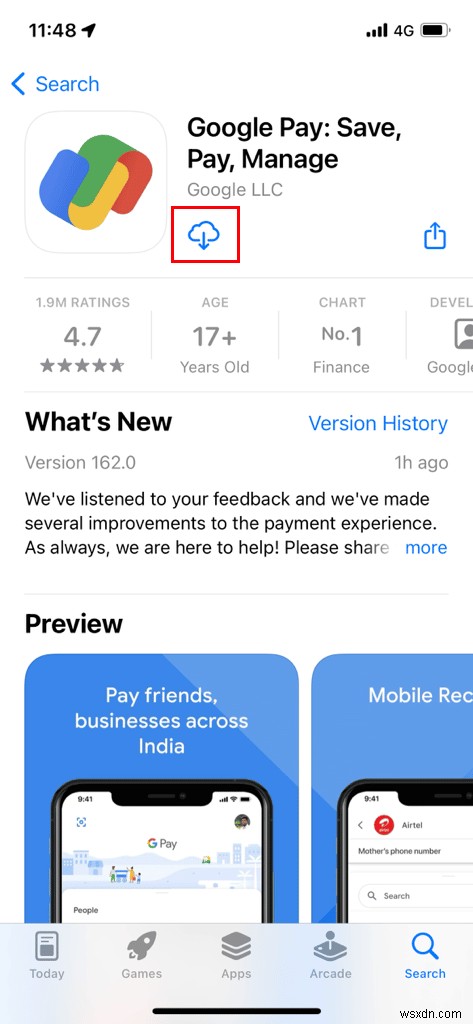 วิธีการดาวน์โหลดแอป Google Pay สำหรับ iPhone